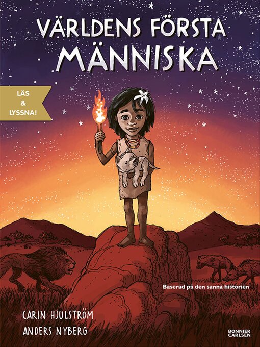 Titeldetaljer för Världens första människa (e-bok + ljud) av Carin Hjulström - Tillgänglig